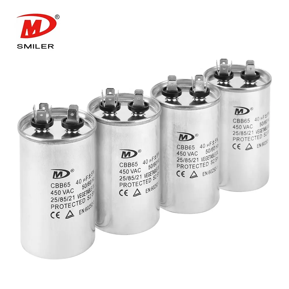 AC Capacitor supplier CBB65 a Capacitor 40uf CBB65 run motor capacitor Air conditioner parts