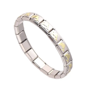 Mode classique plus de styles Ialian Charms lLinks pour Bracelets en acier inoxydable Bracelet à breloques italien Llinks pour hommes femmes - Product Image 3
