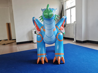 Goebele — dragon volant gonflable personnalisé, modèle pour décor de dessins animés