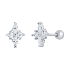 ROXI Joyería de Moda con Diseño Floral, Pendientes de Plata de Ley S925 - Product Image 2