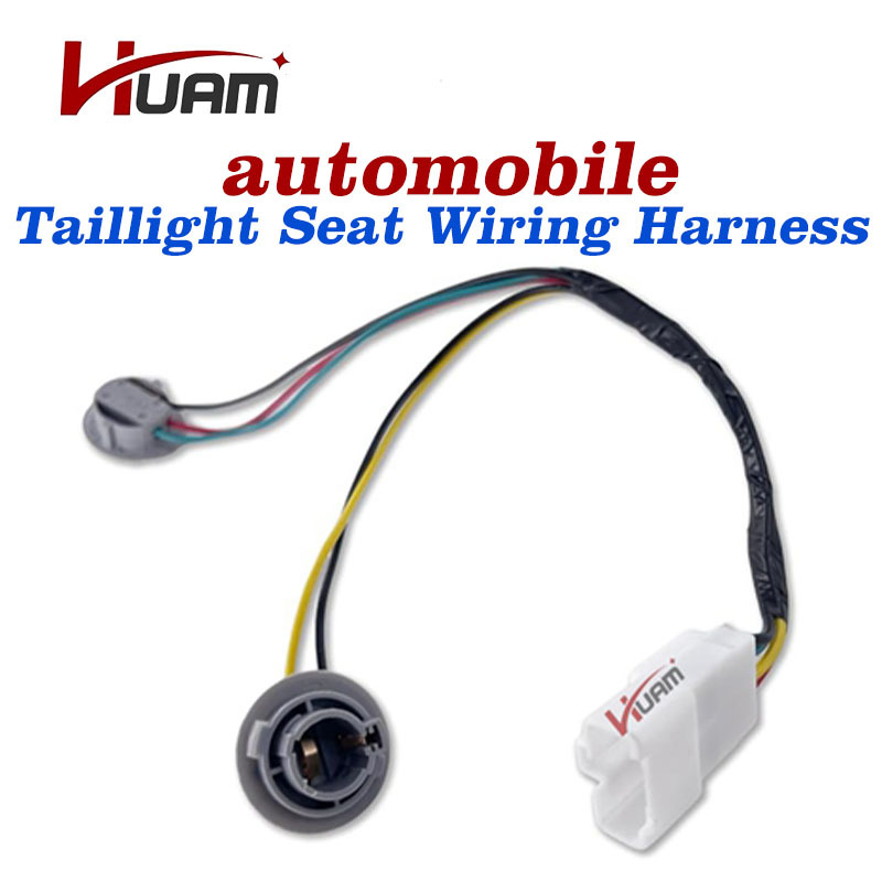 SENZEAL 2x 1156 Bulb Holder Copper Wire ABS Socket Bulb Connector P21W / BA15S Brake Light Socket Turn Signal Tail Stop Rear LED Light Base