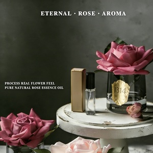 Nouveau diffuseur de parfum à roseaux avec huiles essentielles florales pour la Saint-Valentin, pour la décoration de la maison, avec des fleurs parfumées - Product Image 2