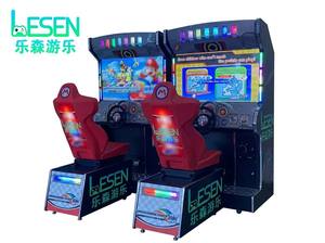 <span class=keywords><strong>Mario</strong></span> Kart Arcade GP DX Twin Cabinet, borne d'arcade de course à deux joueurs avec écran LCD HD de 42 pouces, fonctionnant à monnayeur, pour usage commercial - Product Image 3