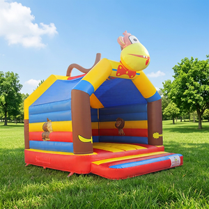 WINSUN Commercial Kids <b>Inflatable</b> Fun Park Clown Trampoline Custom Size PVC Material Lead-free Fireproof - Product Image 1