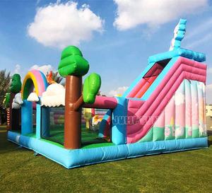 Juego <span class=keywords><strong>Infantil</strong></span> de casa inflable para niñas, casa de juegos <span class=keywords><strong>infantil</strong></span>, JFIP-346 - Product Image 4