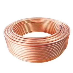 1/2 Inch ASTM B280 Copper Pipe Roll 12.7x0.7mm Copper Tube R410A Copper Pipe Coil For Air Conditioner