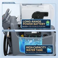 Autolaveuse industrielle autotractée à batterie pour le nettoyage des parkings souterrains