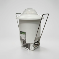 Détecteur de présence PIR encastré 360 degrés 800W 110-240VAC Portée de détection 4m pour interrupteur d'éclairage de salle de bain et de couloir