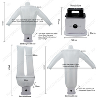 Secadora de Ropa Inflable OEM, Plancha de Aire Caliente Automática para Camisas, Pantalones y Vestidos