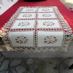 Camino <span class=keywords><strong>de</strong></span> <span class=keywords><strong>mesa</strong></span> <span class=keywords><strong>de</strong></span> bordado hecho <span class=keywords><strong>a</strong></span> mano con huecos rectangulares camino <span class=keywords><strong>de</strong></span> <span class=keywords><strong>mesa</strong></span> <span class=keywords><strong>de</strong></span> bordado - Product Image 4