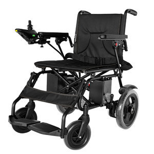 <span class=keywords><strong>Fauteuil</strong></span> <span class=keywords><strong>roulant</strong></span> électrique Batterie 24V 20AH Moteur 250W*2 Cadre en alliage d'aluminium Léger Ceinture de sécurité et <span class=keywords><strong>guidon</strong></span> réglable - Product Image 4