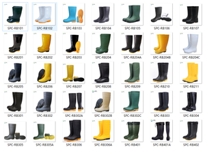 Ampliamente utilizado anti pinchazos gris PVC goma impermeable rodilla trabajo goma <span class=keywords><strong>botas</strong></span> agricultura industrial puntera de acero <span class=keywords><strong>Botas</strong></span> de lluvia de seguridad - Product Image 6