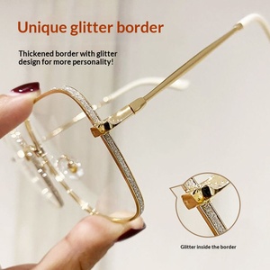 <span class=keywords><strong>Gafas</strong></span> de Lujo con Bloqueo de Luz Azul para Mujer y Hombre, <span class=keywords><strong>Gafas</strong></span> Anti-Luz Azul para Computadora y Lectura con Monturas Cuadradas Brillantes - Product Image 1