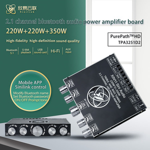 <span class=keywords><strong>TPA3251</strong></span> สำหรับบอร์ดแอมพลิฟายเออร์บลูทูธ โมดูล 220W*2+350W ซับวูฟเฟอร์ มากกว่า 7498E - Product Image 2