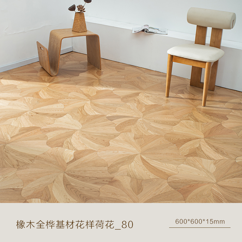 Oak pattern lotus leaf 80 (full birch substrate ENF grade)