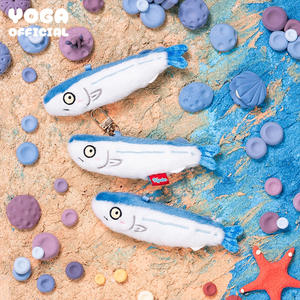 Muñeco de Peluche Personalizado de la Alianza Oceánica, Camarón y Pez Multicolor, Juguete de Dibujos Animados, Regalo para Niñas - Product Image 3