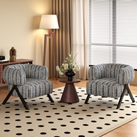 Fauteuil simple en métal de style minimaliste moderne, idéal pour la lecture et la détente, sensation de luxe léger haut de gamme pour salon et balcon