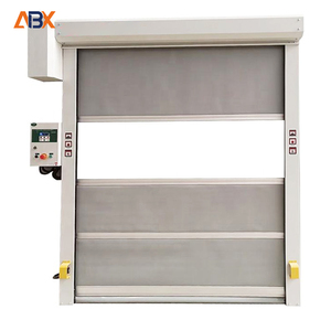 Portes en tissu <span class=keywords><strong>PVC</strong></span> industrielles modernes, imperméables et à haute vitesse pour les entrées commerciales, les supermarchés et les fermes - Product Image 1