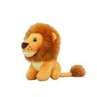 Porte-clés lion mignon en peluche, rembourrage en coton PP, vente en gros, pendentif de mode créatif, décoration suspendue haut de gamme
