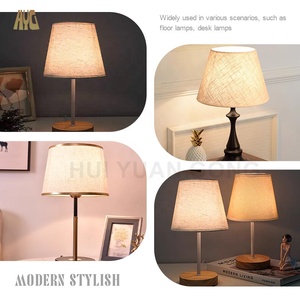 Oem hiện đại & cổ điển vải bố đèn chùm bảng đèn Shades công nghiệp trang trại & thiết kế truyền thống cho ánh sáng bao gồm - Product Image 6