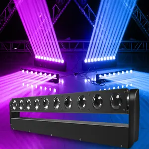 10X40W RGBW Beam Bar Dj Led Effect Rotating Moving Disco Lights For Entertainment