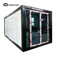 Maison conteneur pliable à 2 chambres, préfabriquée, pour logement de travailleurs