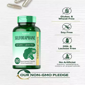 Cápsulas de Sulforafano de Marca Propia a Base de Extracto de Semilla de Brócoli para el Envejecimiento Saludable en Adultos - Apoyo Inmunológico y Salud Cerebral - Product Image 5