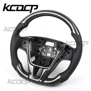 Pour <span class=keywords><strong>Volvo</strong></span> XC60 XC90 XC40 S60 <span class=keywords><strong>S90</strong></span> XC70 S60 S80 <span class=keywords><strong>S90</strong></span> Volant en fibre de carbone - Product Image 2