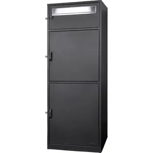 JH-Mech Mailboxes With Key Lock Wall Mounted Large Capacity Letter Box With Newspaper Compartment Parcel Mailbox