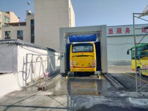 เครื่องซักผ้ารถบัสและรถบรรทุกอุปกรณ์ระบบล้างรถบัสระบบแรงดันสูงแบบอัตโนมัติ - Product Image 3