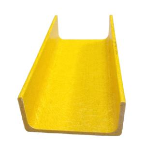 ลำแสงไฟเบอร์กลาส FRP pultrsion C profile - Product Image 2