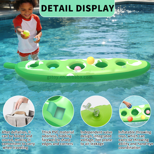 <span class=keywords><strong>Jeu</strong></span> <span class=keywords><strong>de</strong></span> Cornhole Gonflable Flottant en Forme <span class=keywords><strong>de</strong></span> Capsule pour Piscine – <span class=keywords><strong>Jeu</strong></span> <span class=keywords><strong>de</strong></span> Lancer <span class=keywords><strong>de</strong></span> Balles pour Enfants pour Fêtes Estivales en Extérieur - Product Image 2