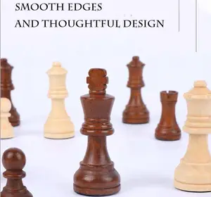 Venda quente personalizado xadrez indoor entretenimento xadrez com placa dobrável viagens jogo set