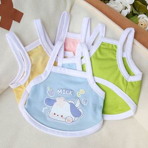 Chaleco para mascotas, para gatos y perros, transpirable, con estampado de animales, rosa, verde, azul, amarillo, talla pequeña, mediana y grande, ropa para mascotas - Product Image 3