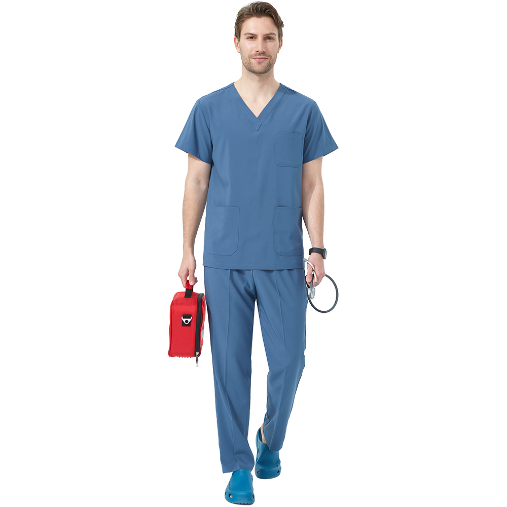 Men Gray Blue