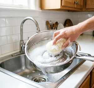 Biodegradable Luffa Bath Loofah Scrub Sponge Shower Brush Cleaning Scourer Scrubber - Product Image 4