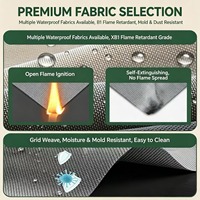 Persiana Enrollable Automática con Cierre, Resistente al Viento, Impermeable, Resistente a Insectos, Estable, Ajustable, Sistema de Sombreado para Exteriores, para Terraza de Restaurante