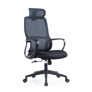 Venta directa de fábrica, silla ejecutiva de malla con respaldo alto, Oficial giratorio ajustable, silla de oficina para personal sentado - Product Image 1