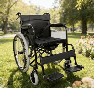 Sillas de ruedas manuales con respaldo son adecuadas para la rehabilitación hospitalaria y para personas con movilidad reducida. - Product Image 1