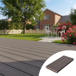 Suelos de Madera Compuesta WPC para Exteriores, Resistentes al Agua, con Relieve 3D Tradicional, <span class=keywords><strong>Venta</strong></span> Directa de Fábrica - Product Image 1