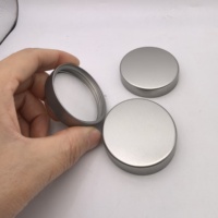 Couvercles de bocaux métalliques en fer blanc Unishell lisses 38/400 45/400 à vis, étanches pour compléments alimentaires
