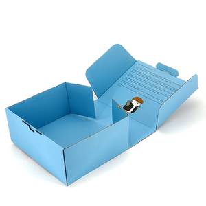 Boîte d'expédition personnalisée écologique avec impression, boîte à rabat, boîte <span class=keywords><strong>Alien</strong></span> Airpaln, boîte d'expédition express - Product Image 5