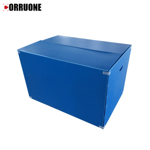 Cheap coroplast sheets used folding corrugated plastic box recycled corrugated plastic sheets turnover box for packing