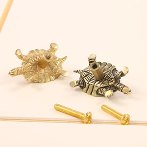 Maniglia creativa della porta dell'armadietto delle tartarughe in ottone - Product Image 5