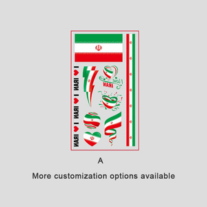 Tatuaje Temporal Personalizado con la Bandera Nacional, Diseño de tu País - Product Image 5