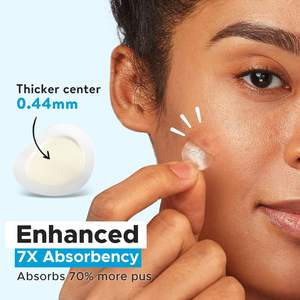 Patch hydrocolloïde OEM absorbant l'huile d'arbre à thé 12 <span class=keywords><strong>points</strong></span> pour le traitement des taches d'acné couvrant les imperfections de l'aloe vera. - Product Image 4