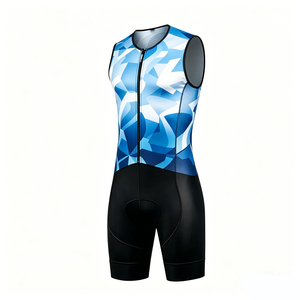 Combinaison de triathlon sans manches pour femme, haute qualité, anti-humidité, ultralégère, multicolores, séchage rapide, respirante - Product Image 1