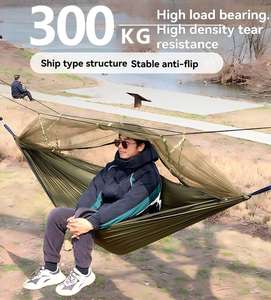<span class=keywords><strong>Hamac</strong></span> de tente en maille de polyester en nylon léger portable de haute qualité <span class=keywords><strong>hamac</strong></span> de camping haut de gamme avec confort et mobilité - Product Image 3