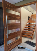 Portes d'entrée de sécurité en acier de luxe pour les maisons Portes à battants de sécurité en acier de qualité supérieure pour la résidence