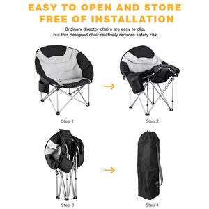 Silla de Camping Plegable Portátil HOMFUL, Silla de Camping Acolchada con Bolsa de Transporte - Product Image 4